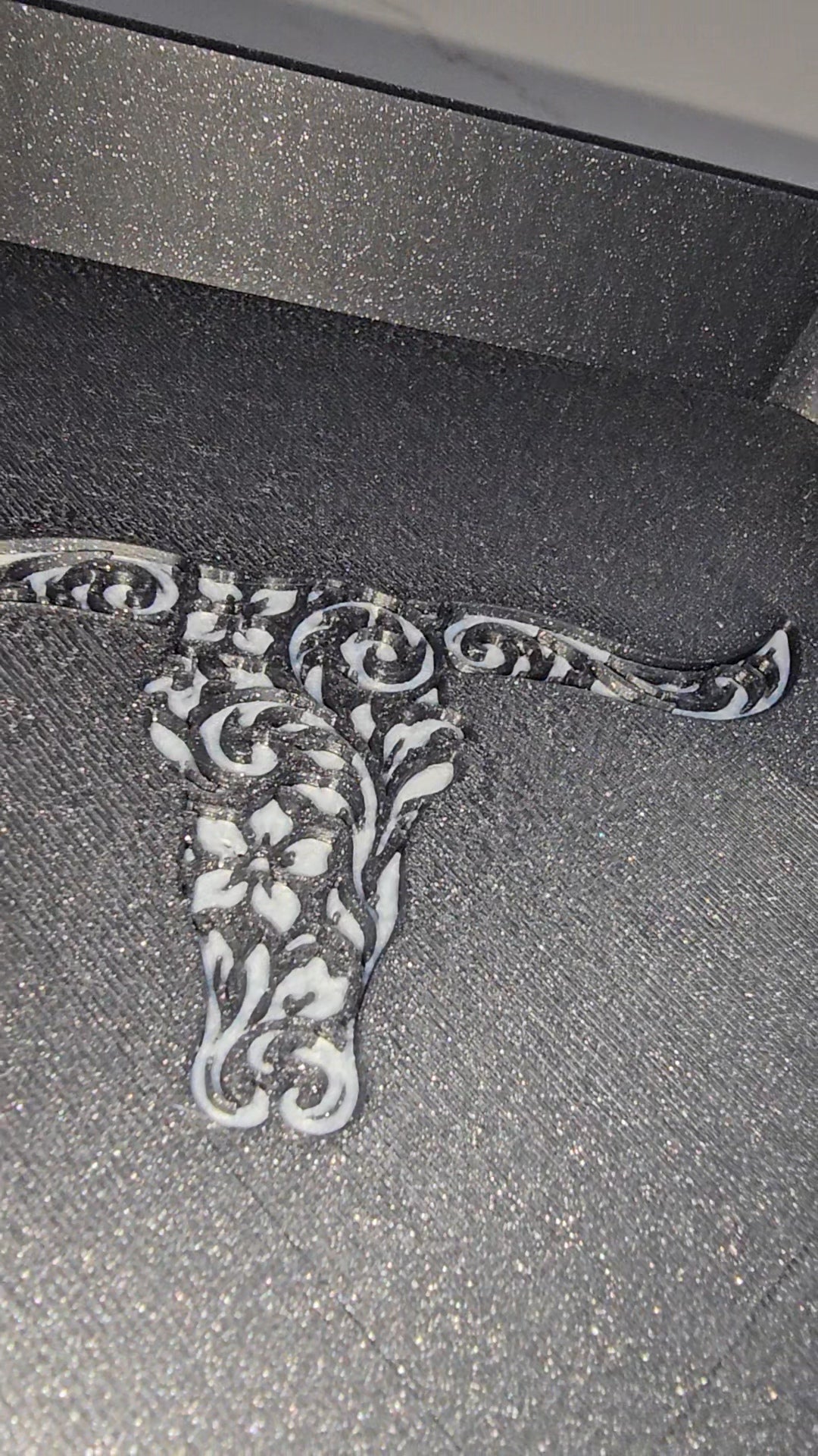 3d Print Western Longhorn Cowboy Cowgirl Accessory Tooled Tray