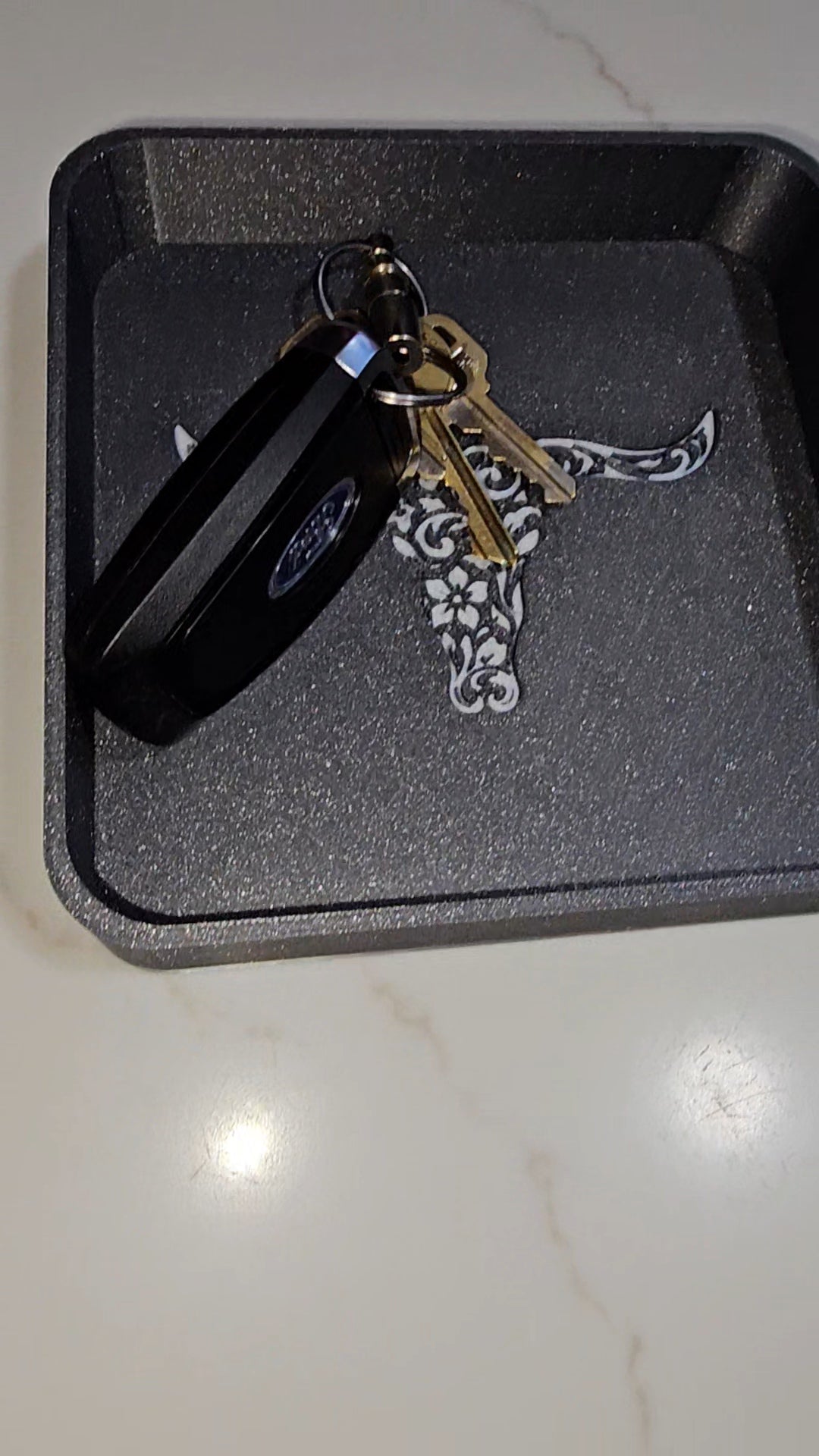 3d Print Western Longhorn Cowboy Cowgirl Accessory Tooled Tray