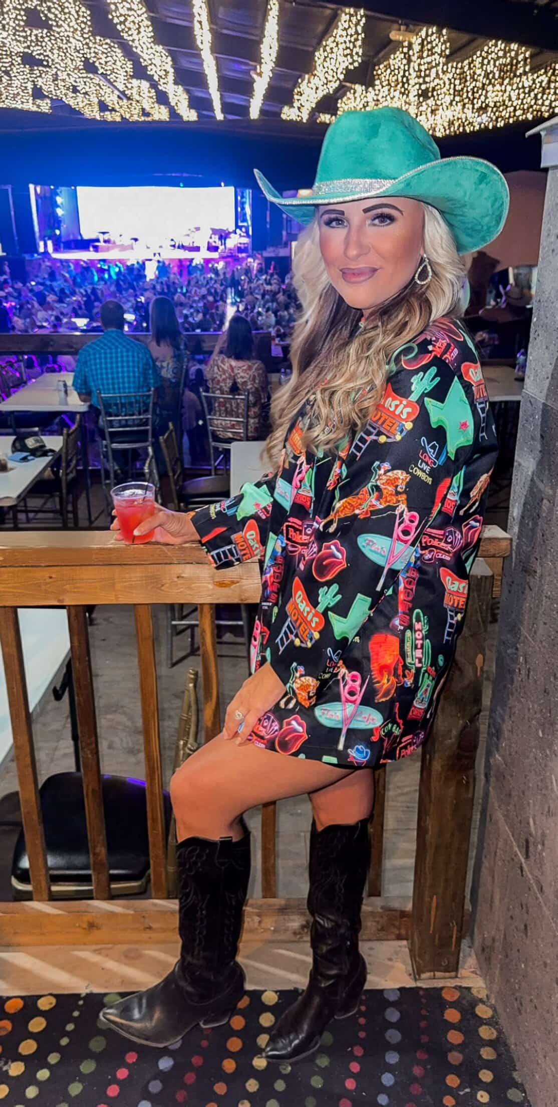 Vegas Neon Women's Western Blazer