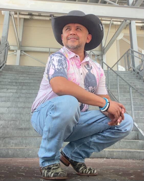 Baha Ranch Retro Pop Western Trail Ride Polo Shirt