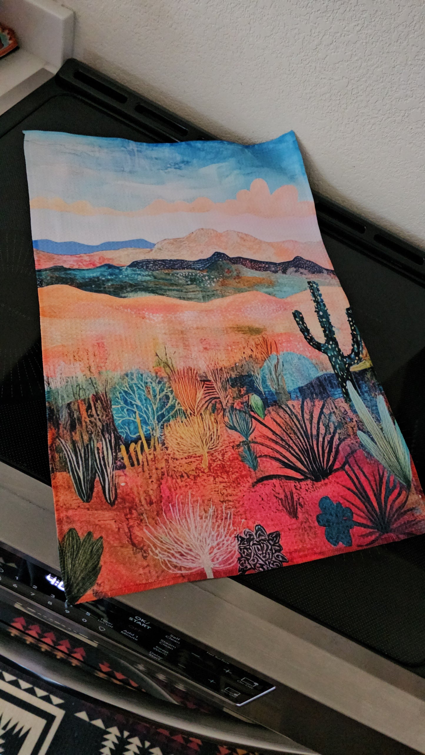 Desert Dreaming Set of 4 Kitchen Dish Towels Made in America