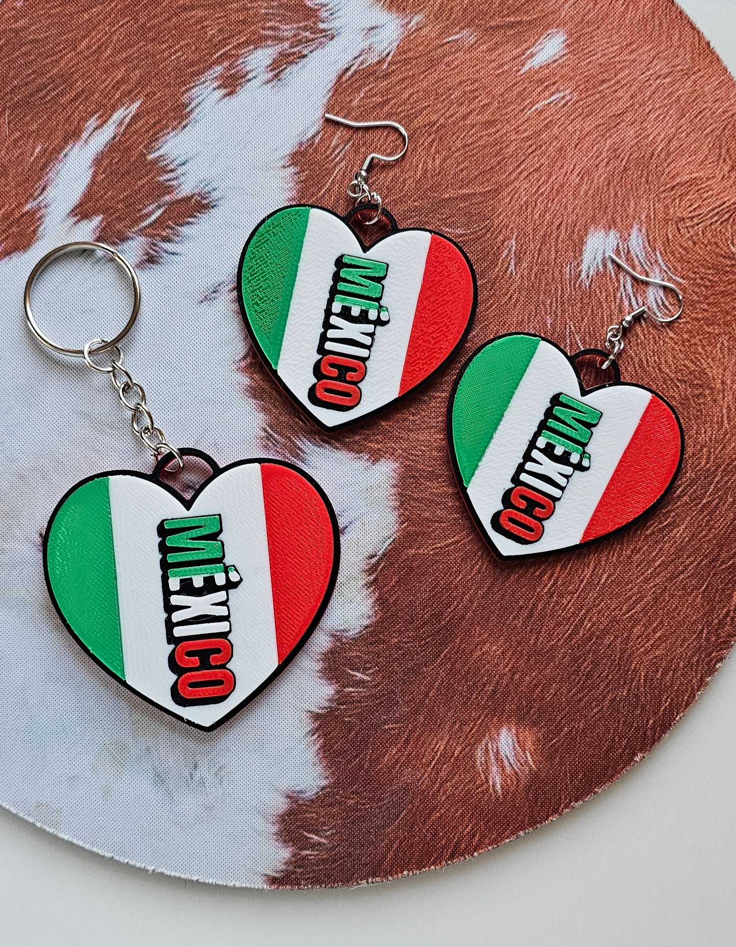 3D Print Mexico Theme Earrings Or Key Chain