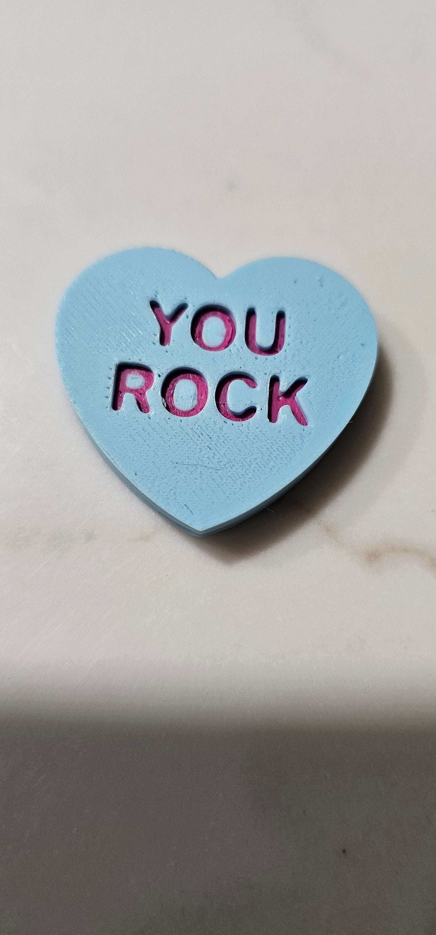 3d Printed Candy Conversation Heart Pins or Earrings Made in America