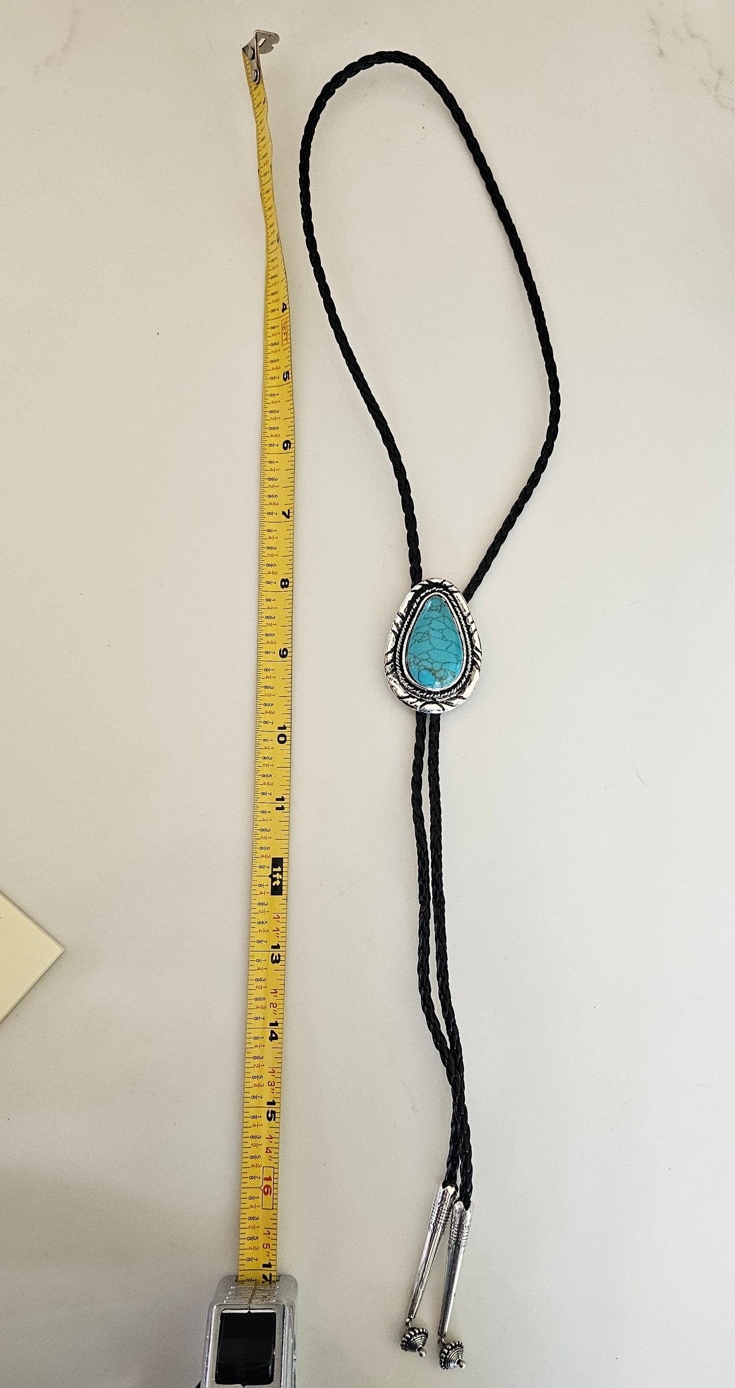 Baha Ranch Faux Turquoise Necklace with Earrings
