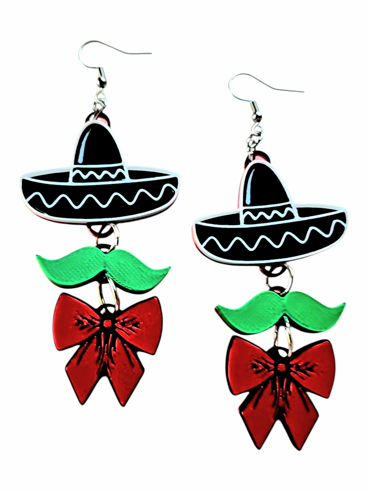 3D Print Mariachi Sombrero Earrings Made in America