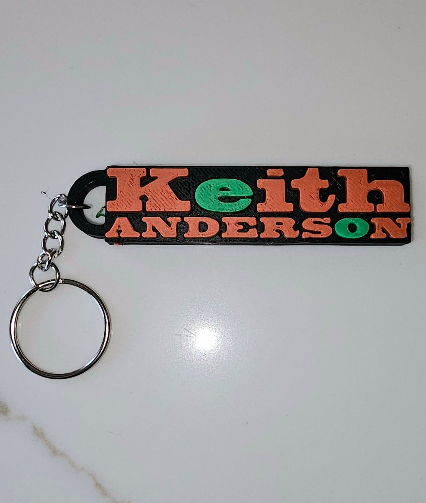Keith Anderson Keychains 3d Printed Western Concert Cpwboy