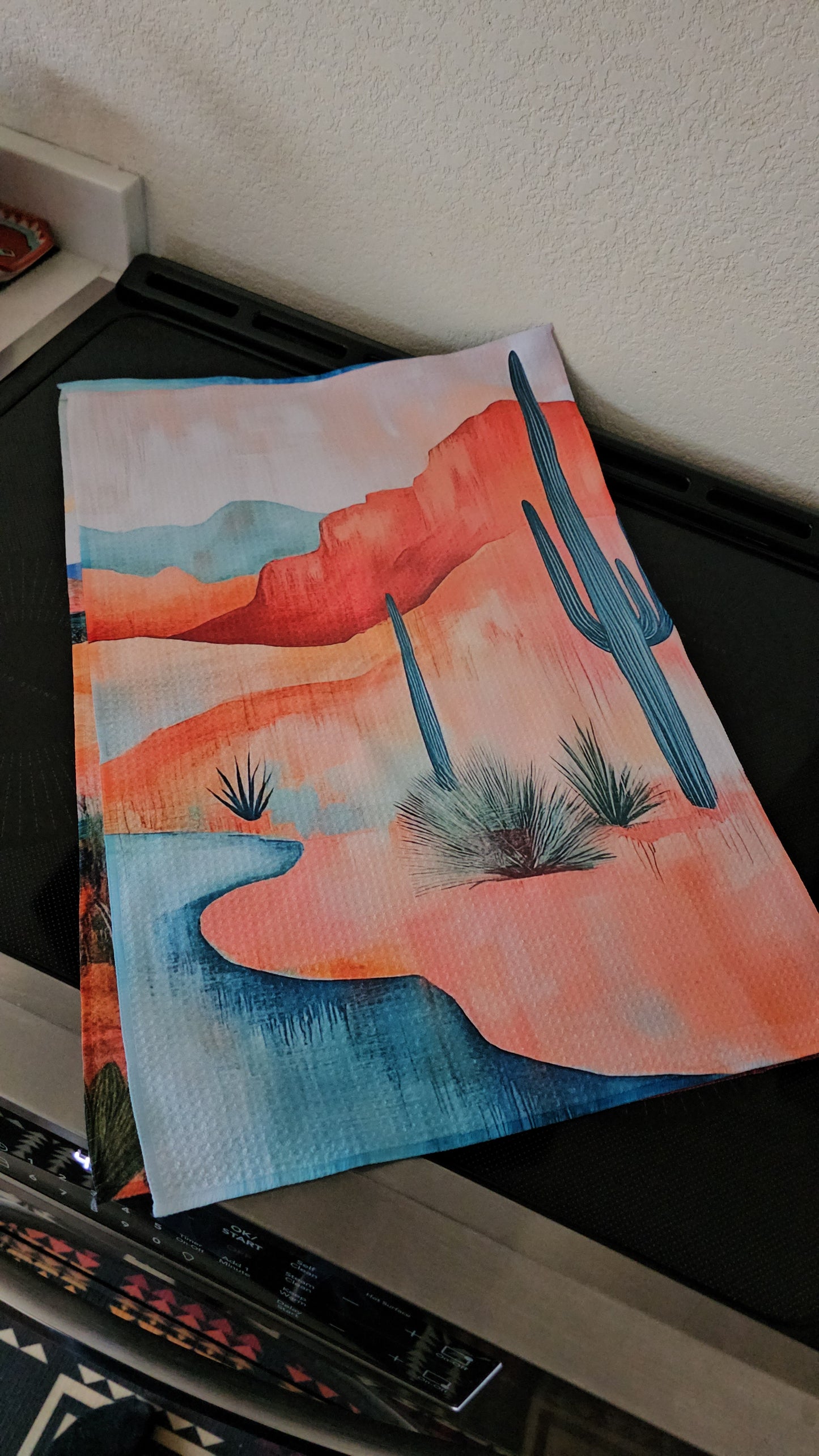 Desert Dreaming Set of 4 Kitchen Dish Towels Made in America