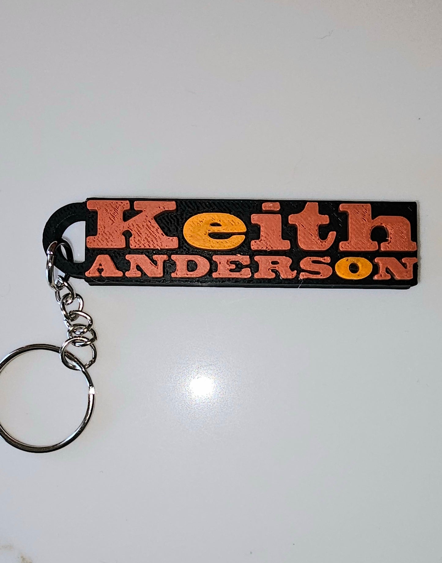 Keith Anderson Keychains 3d Printed Western Concert Cpwboy