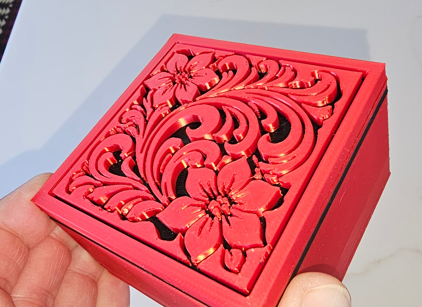 Baha Ranch 3D Tooled Gift Box - choice of colors and sizes