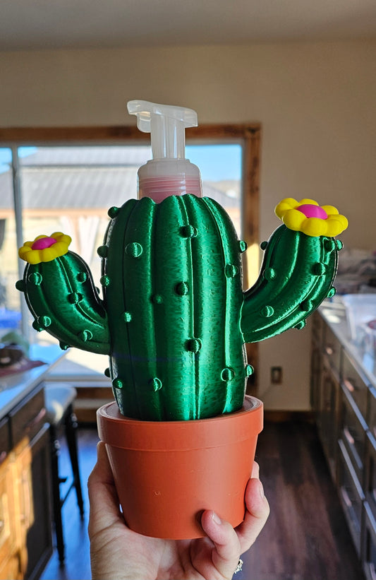 3D Printed Cactus Bath & Body Gift Set