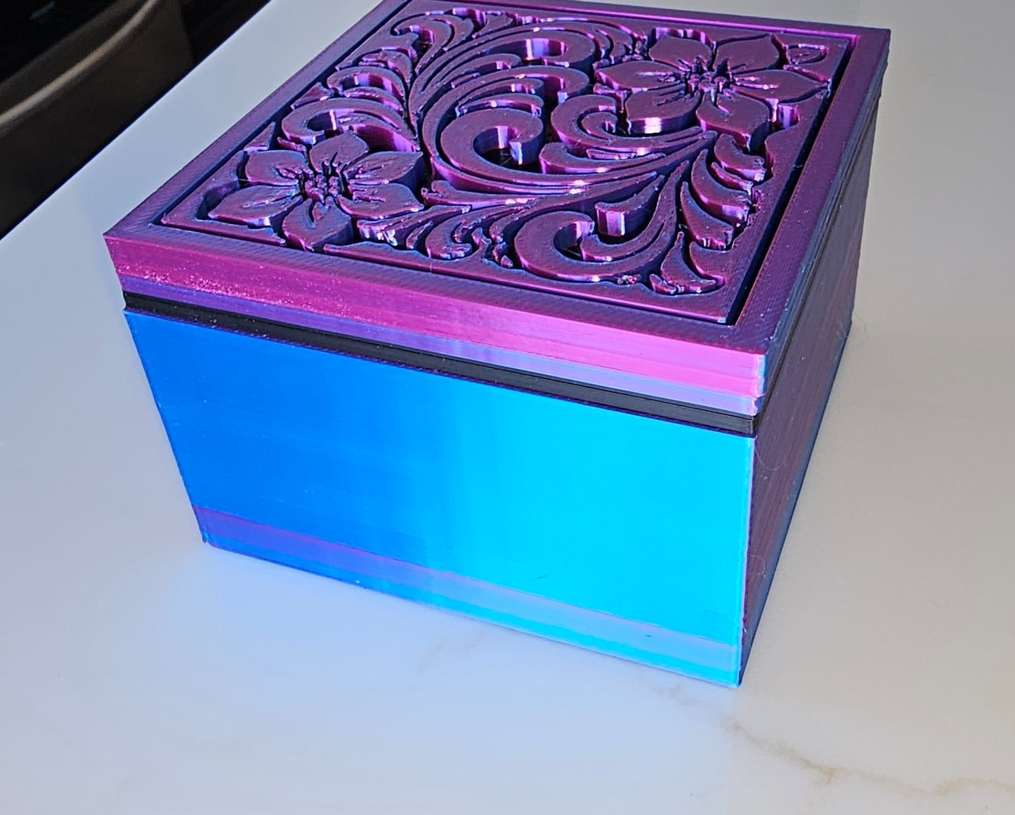 Baha Ranch 3D Tooled Gift Box - choice of colors and sizes