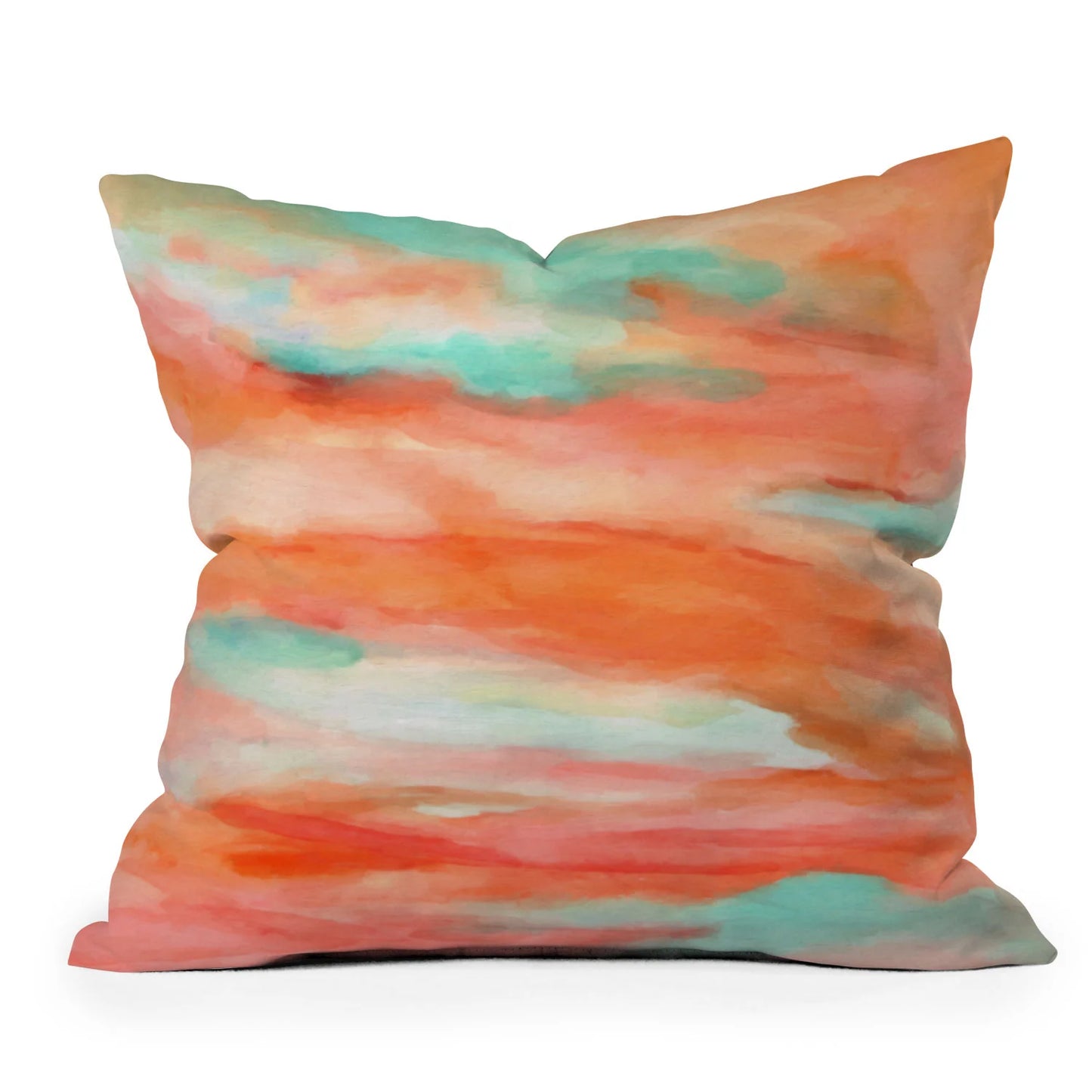 Sunset Watercolor Premium Pillow