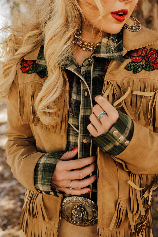Rodeo Quincy Mustang Sally Fringe Jacket