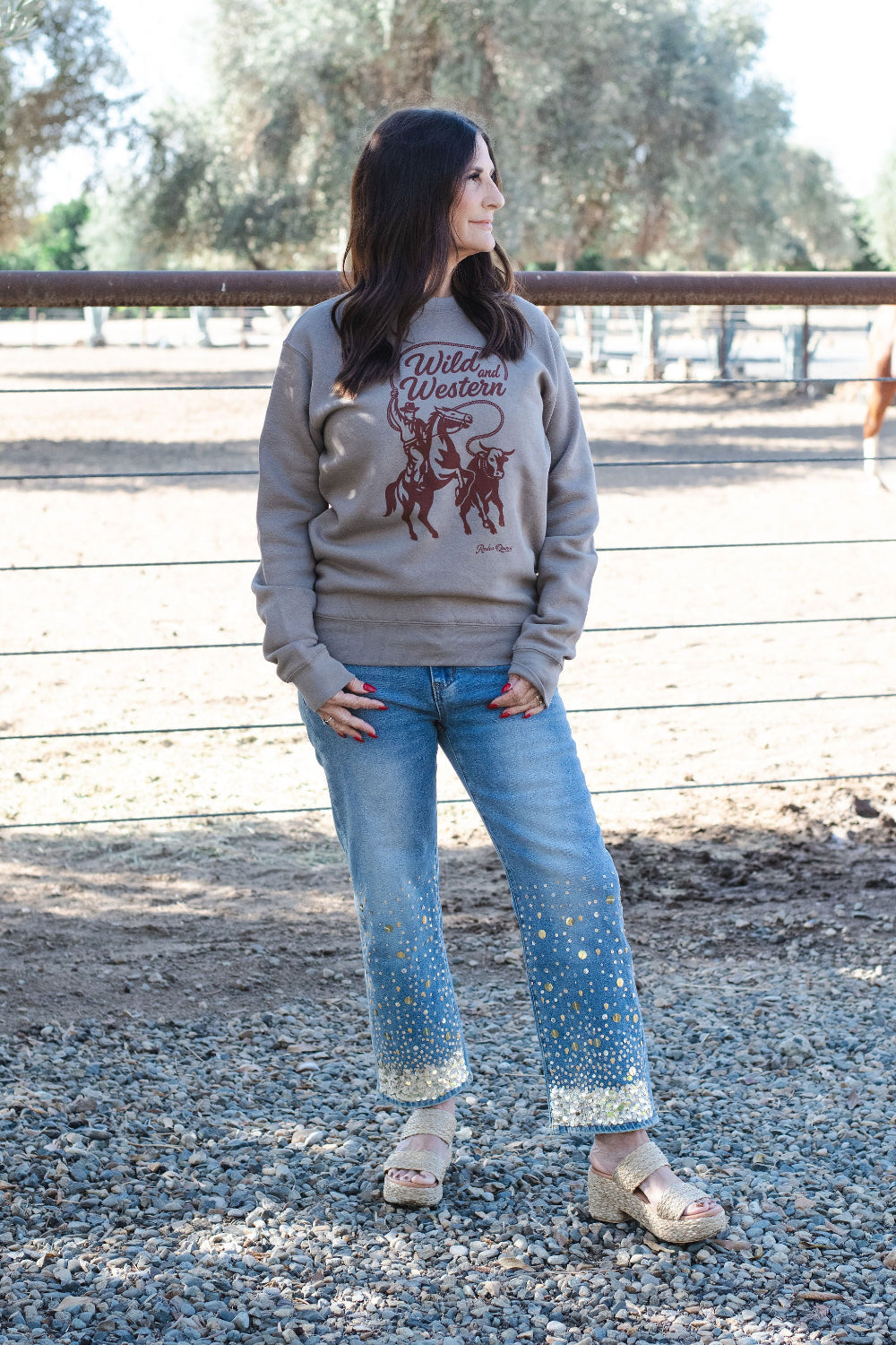 Rodeo Quincy Wild and Western Pullover