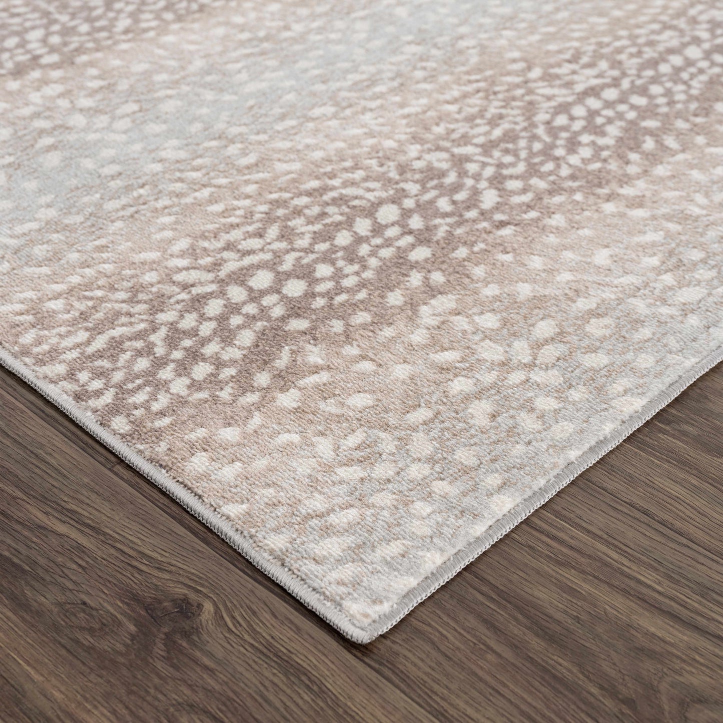 Pointblank Tan Leopard or Deer Print Rug