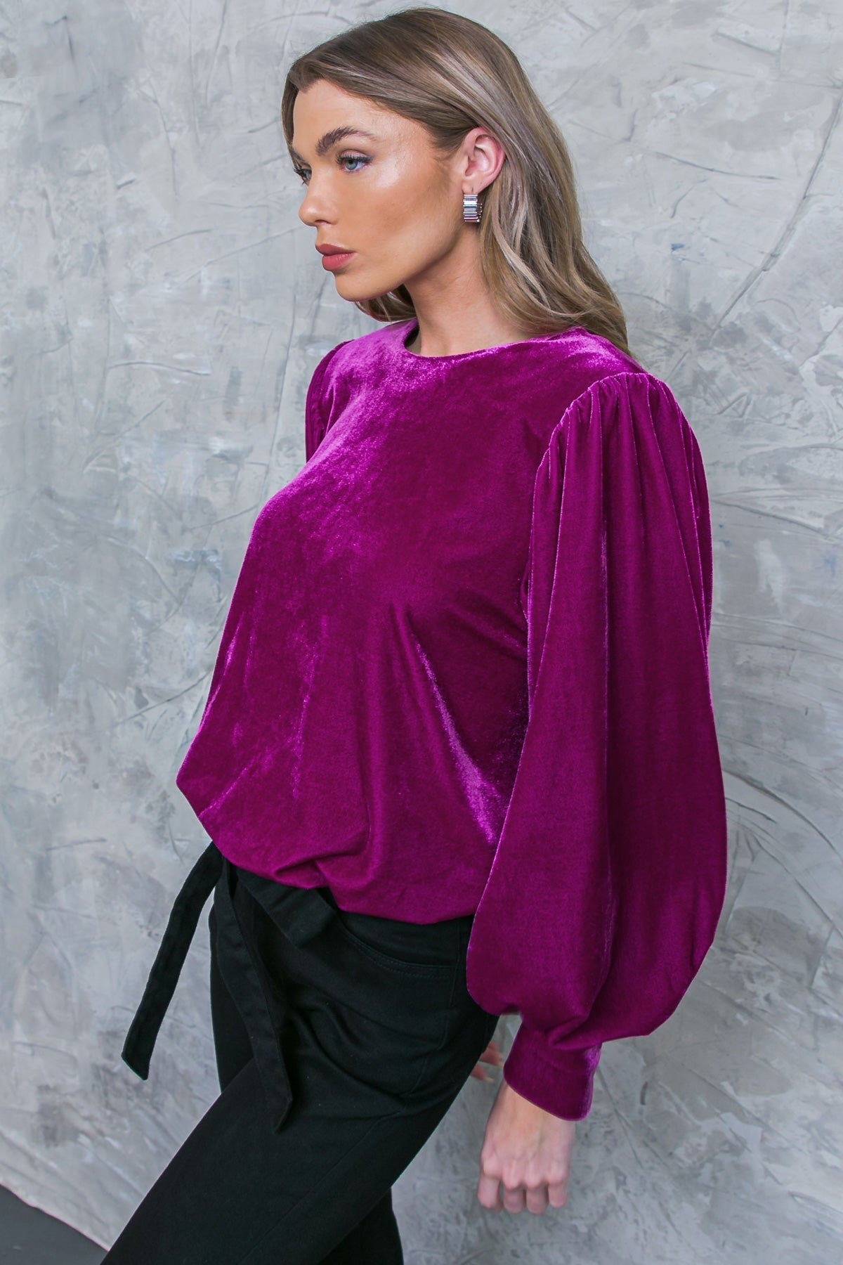 Flying Tomato It's Your Time Velvet Top