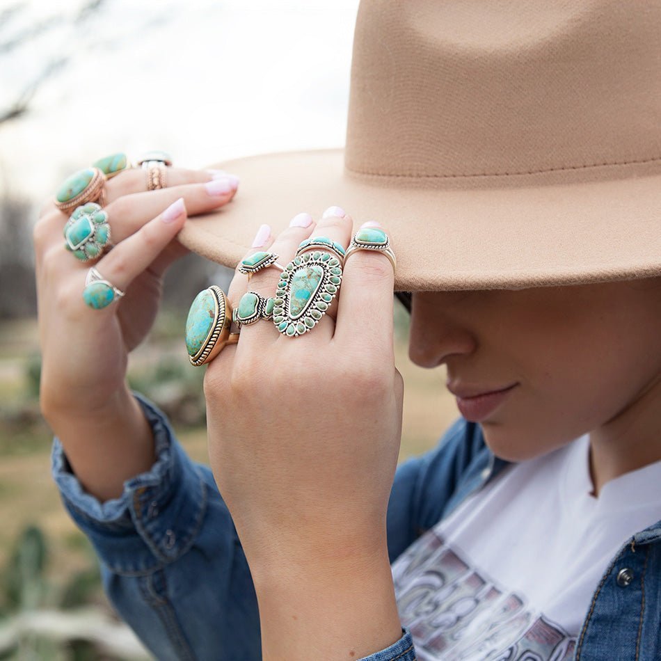 Hotsell Silver & Turquoise Sedona Ring