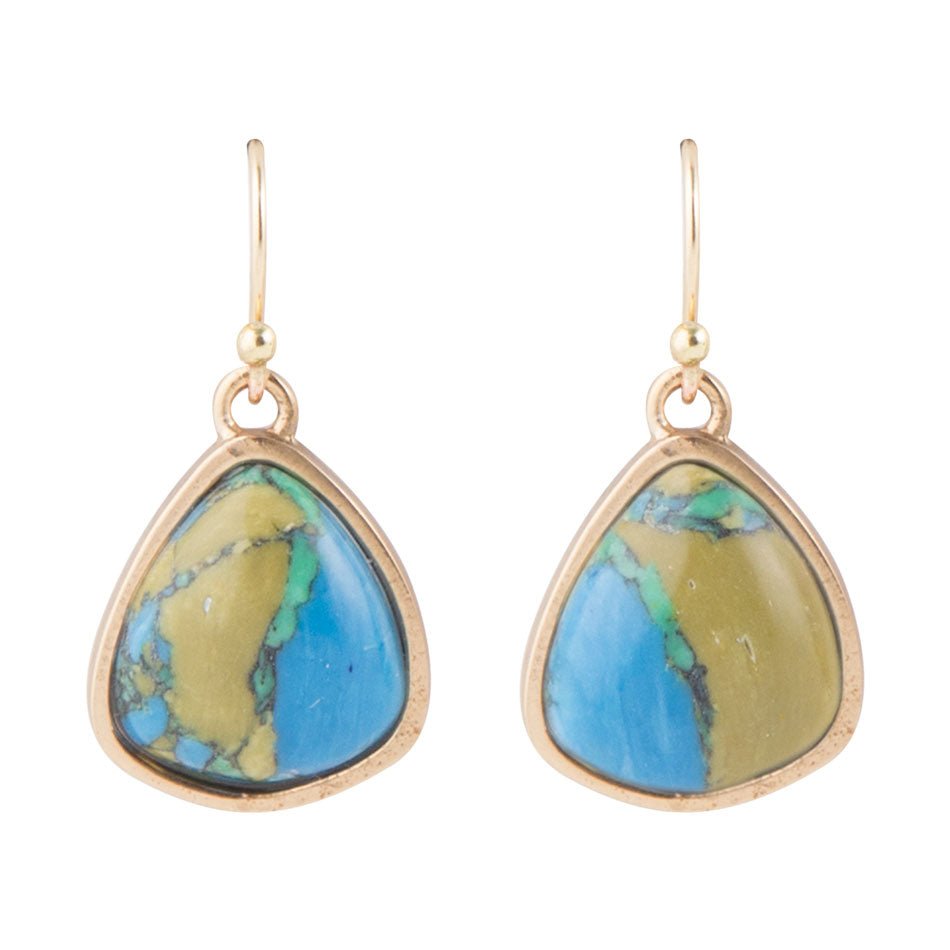 Shades of Earth Magnesite Earrings