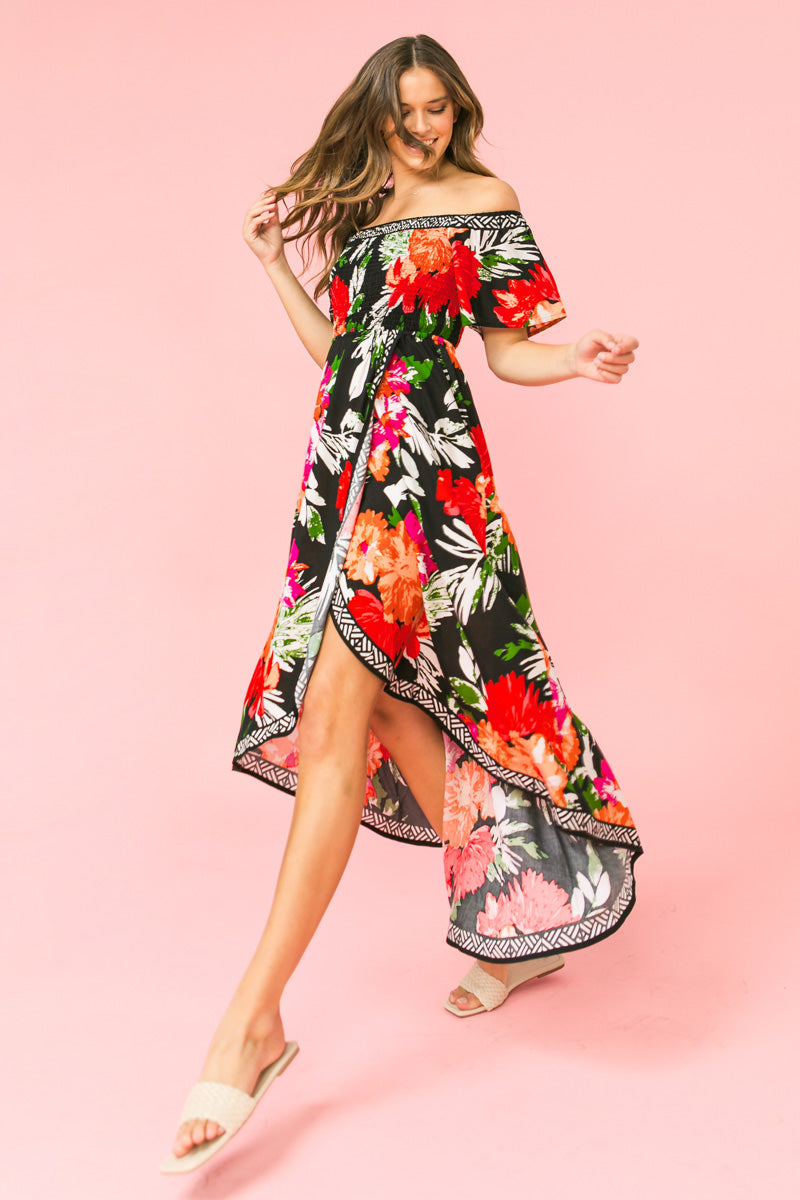 What I like About You Floral Midi Dress