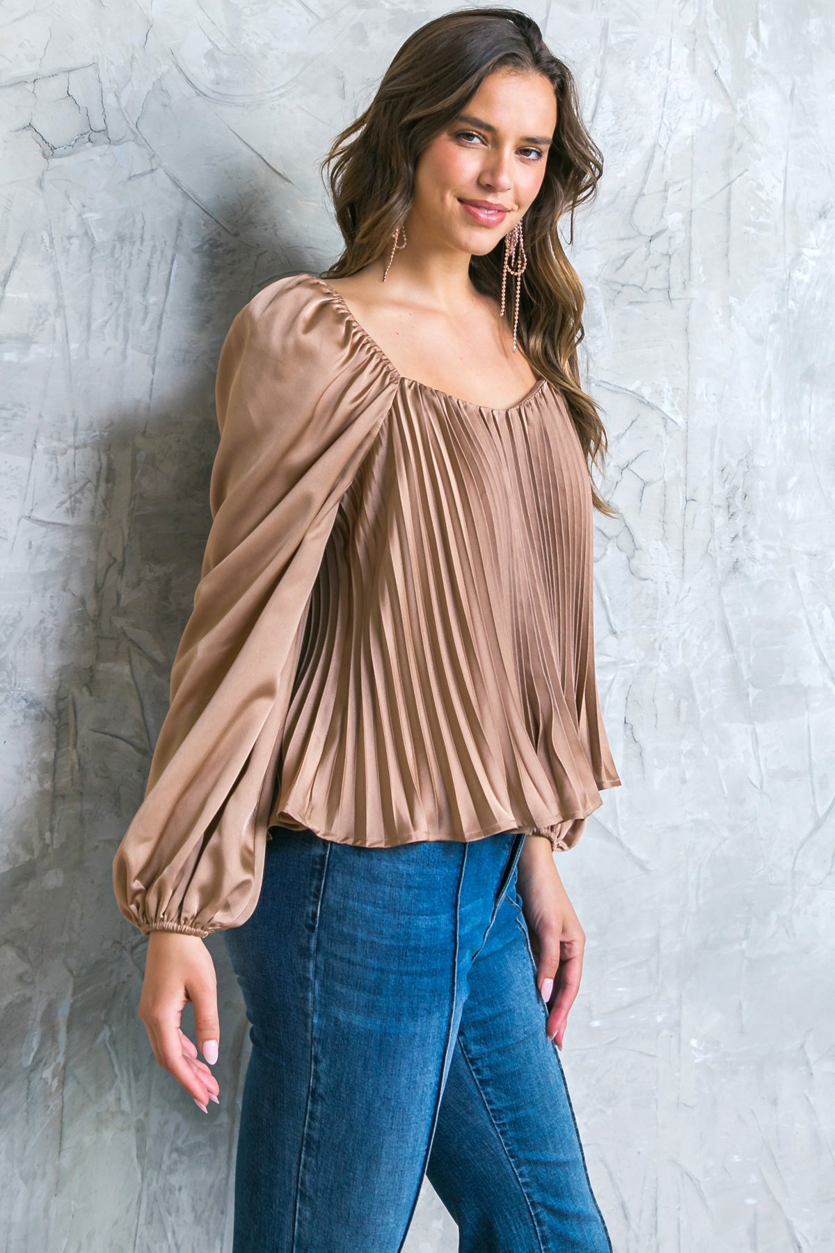 Flying Tomato No More Drama Woven Top
