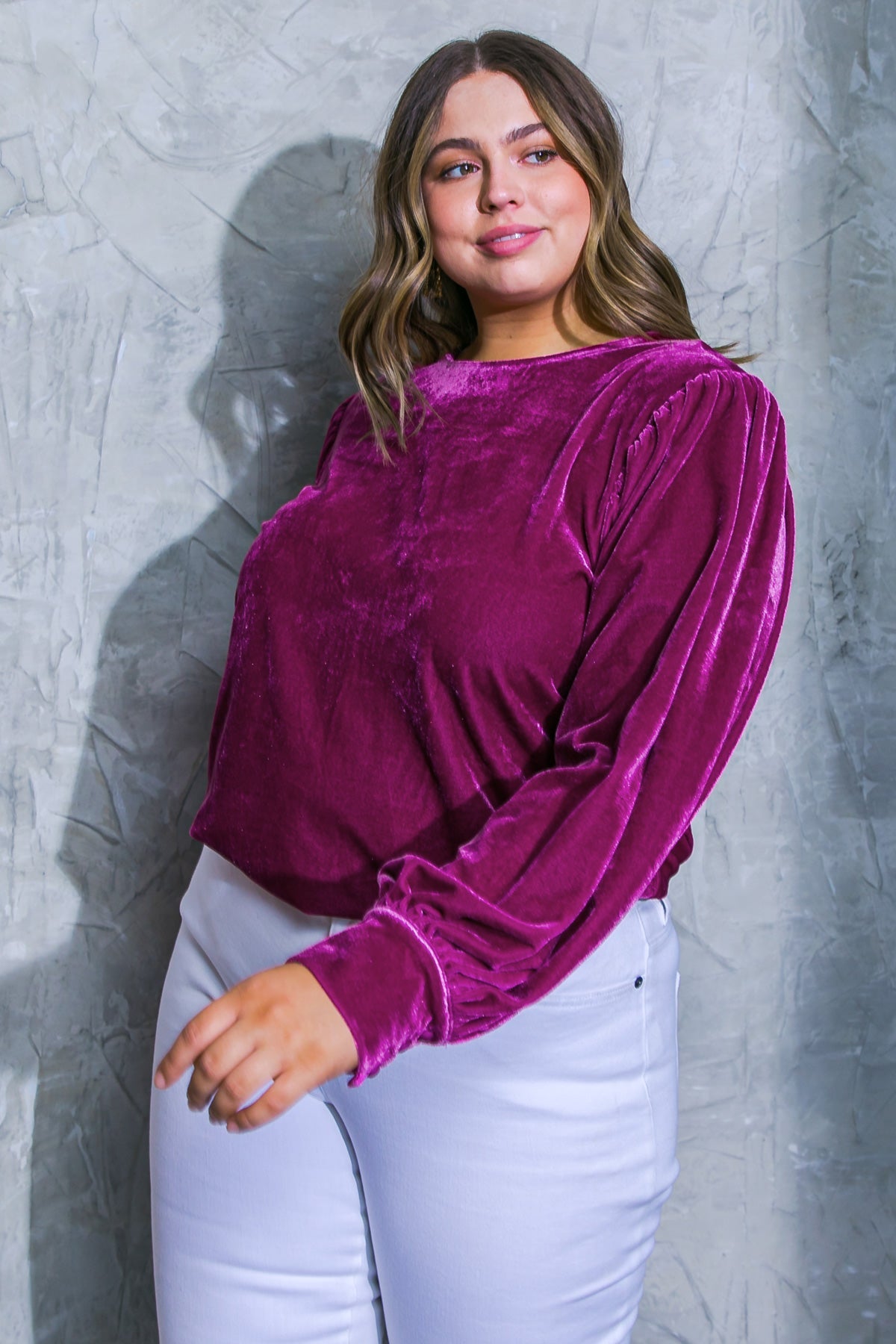 Flying Tomato It's Your Time Velvet Top