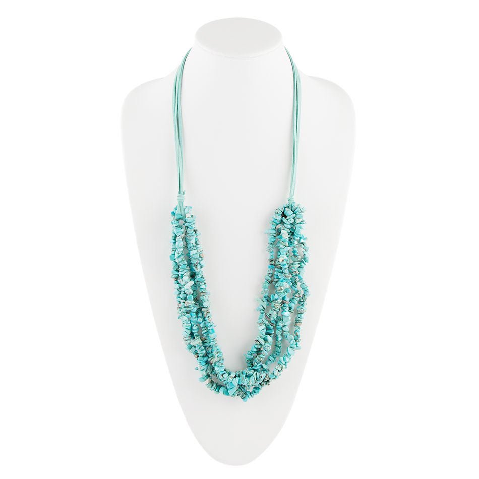 Six Strand Magnesite Necklace