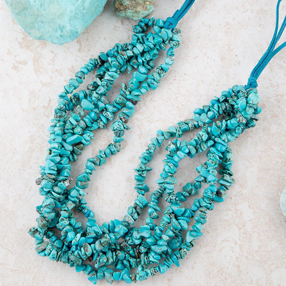 Six Strand Magnesite Necklace