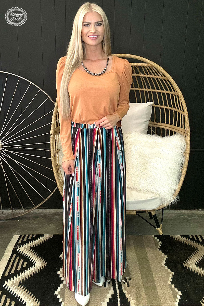 Striped prairie outlet skirt