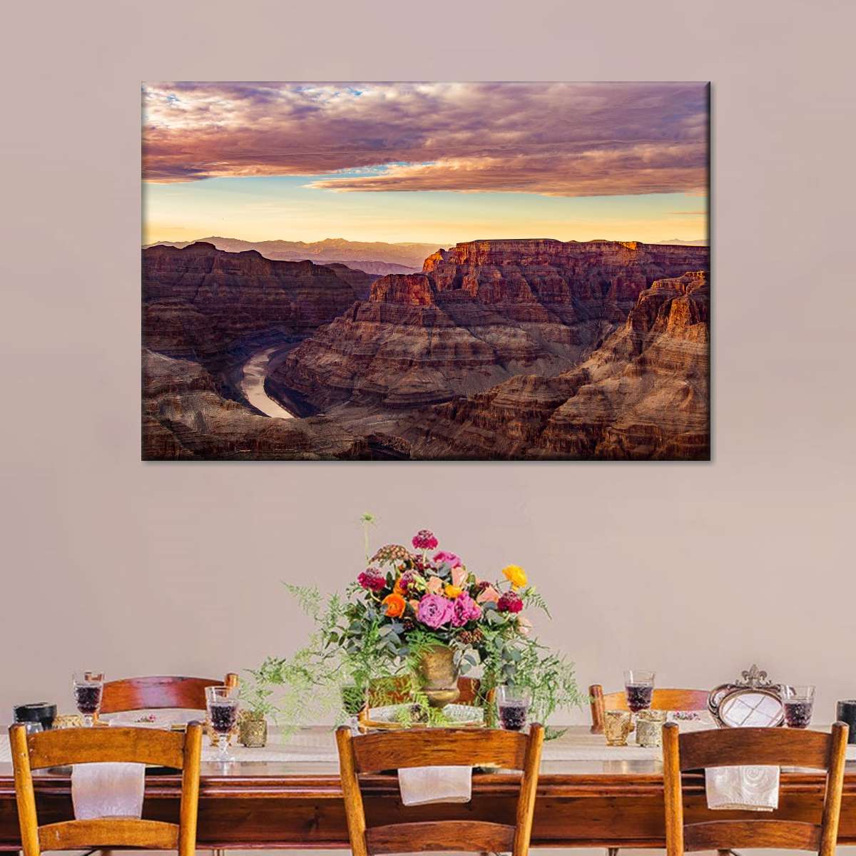 Grand Canyon Rock Forms Wall Art choice of styles