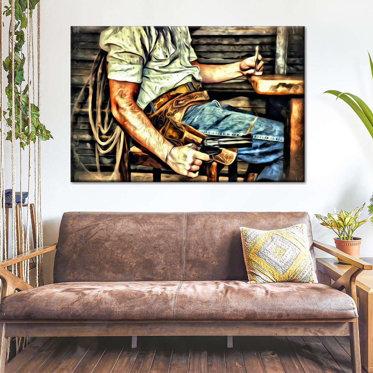 Fearless Cowboy Wall Art