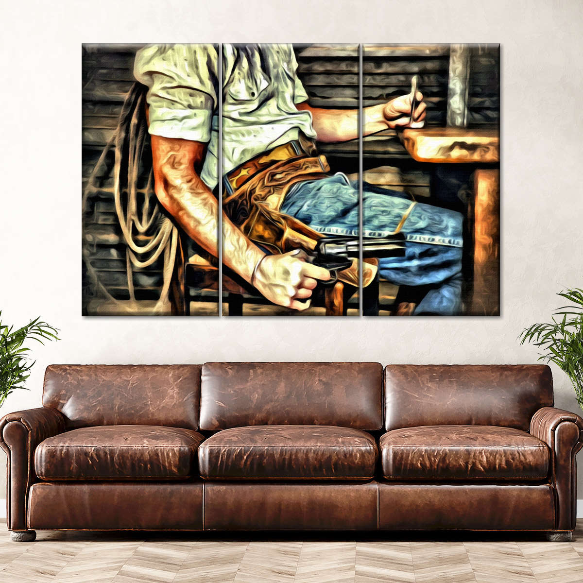 Fearless Cowboy Wall Art