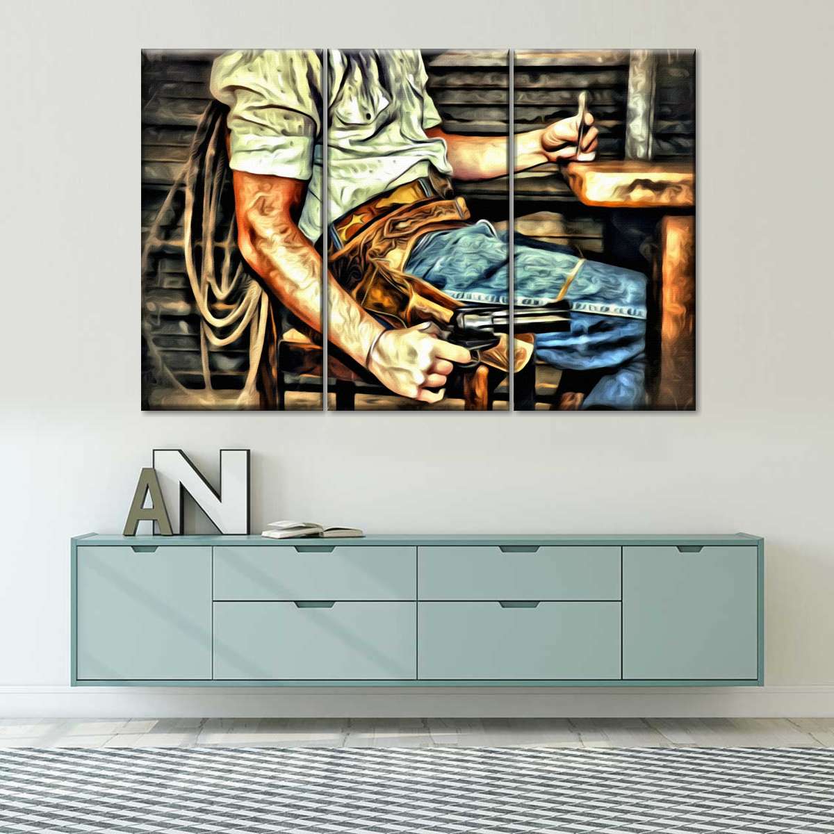 Fearless Cowboy Wall Art