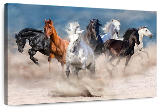 Running Horses Wall Art choice of sizes