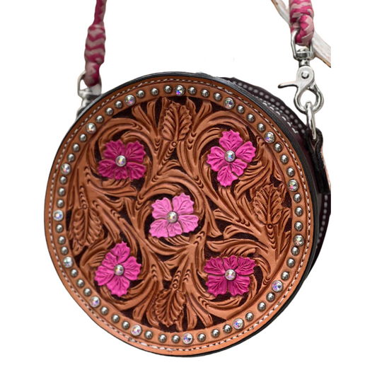 Alamo Saddlery 8" Rhinestone Cowgirl Canteen Handbag