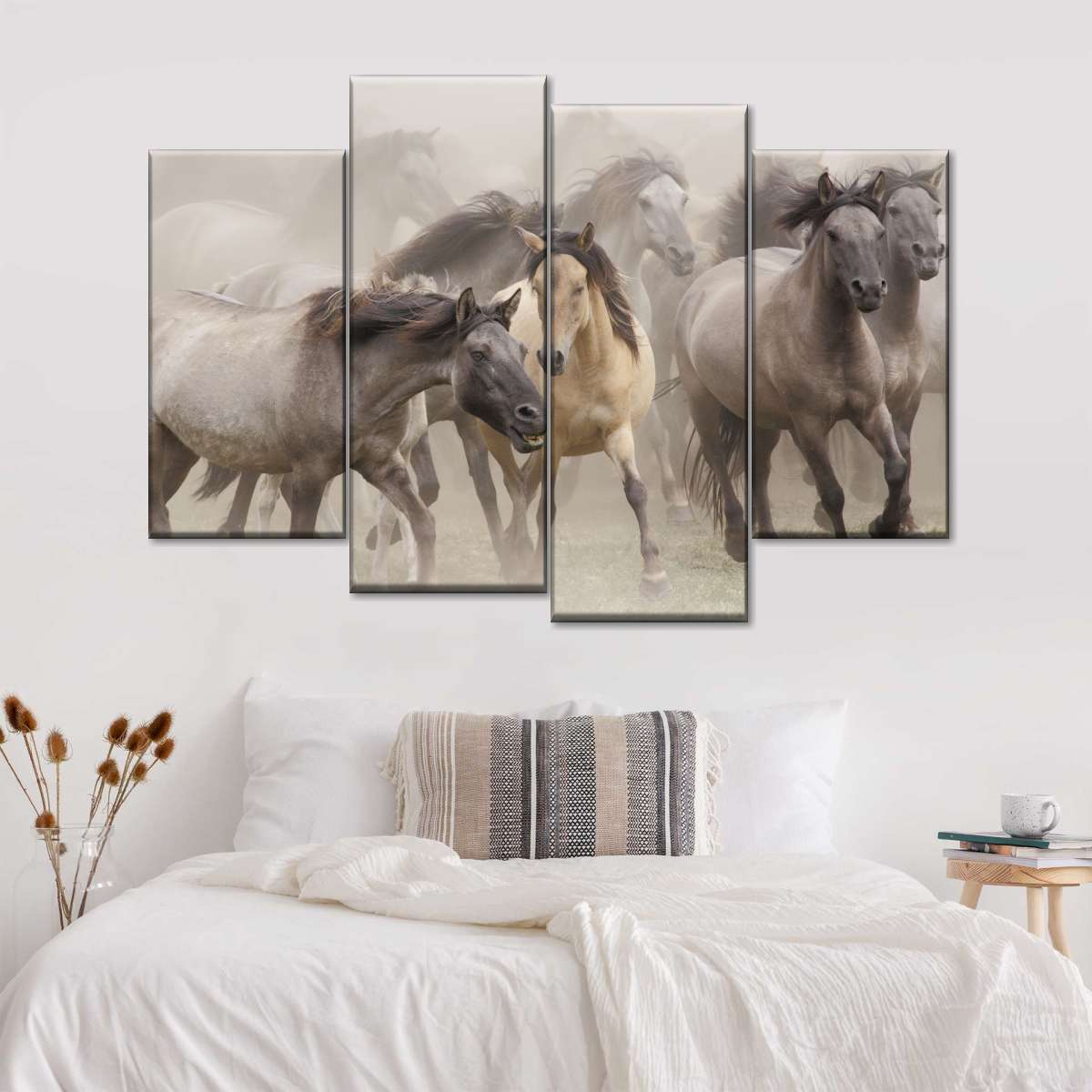 Wild Horse Stampede Wall Art