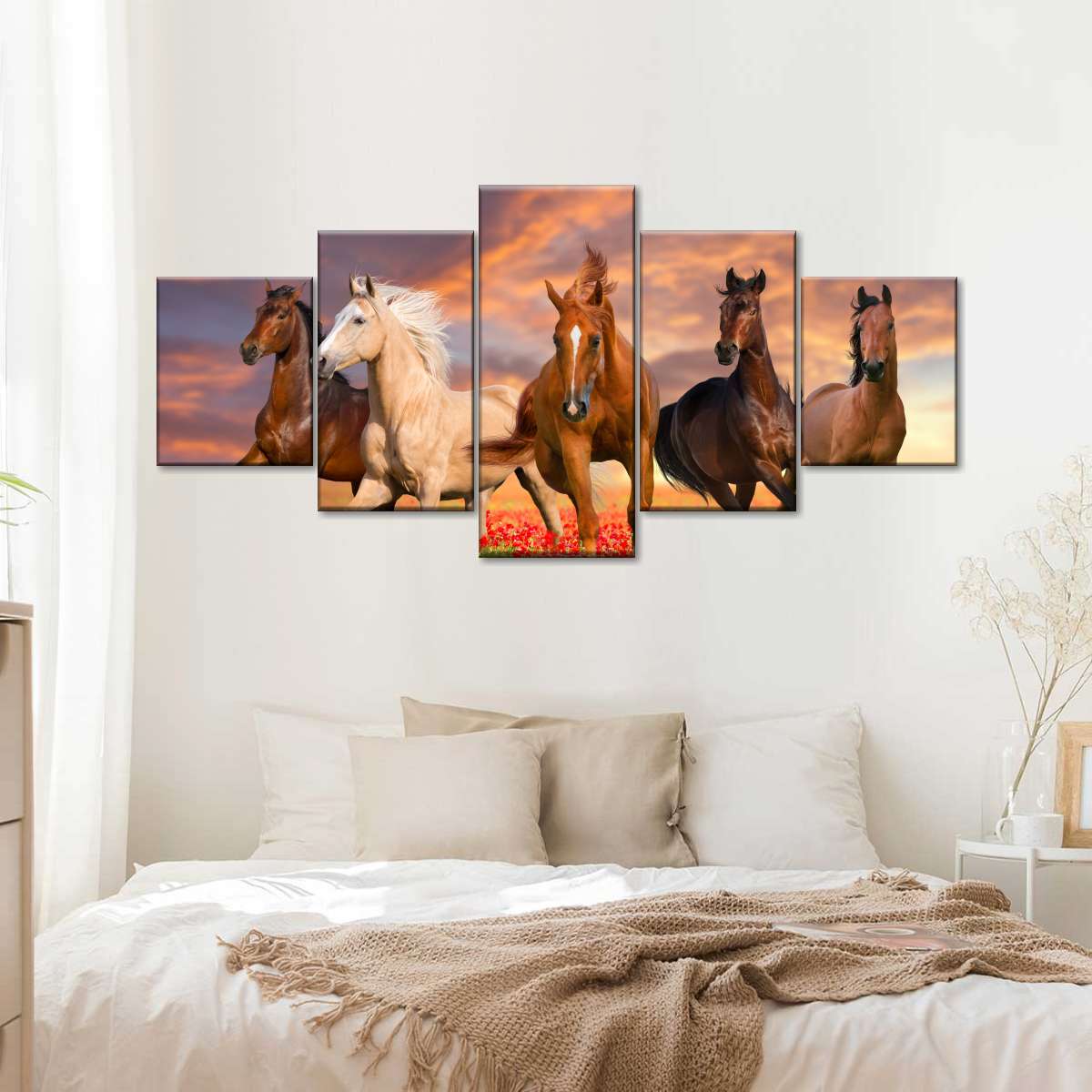 Mustang Horses Wall Art choice of styles