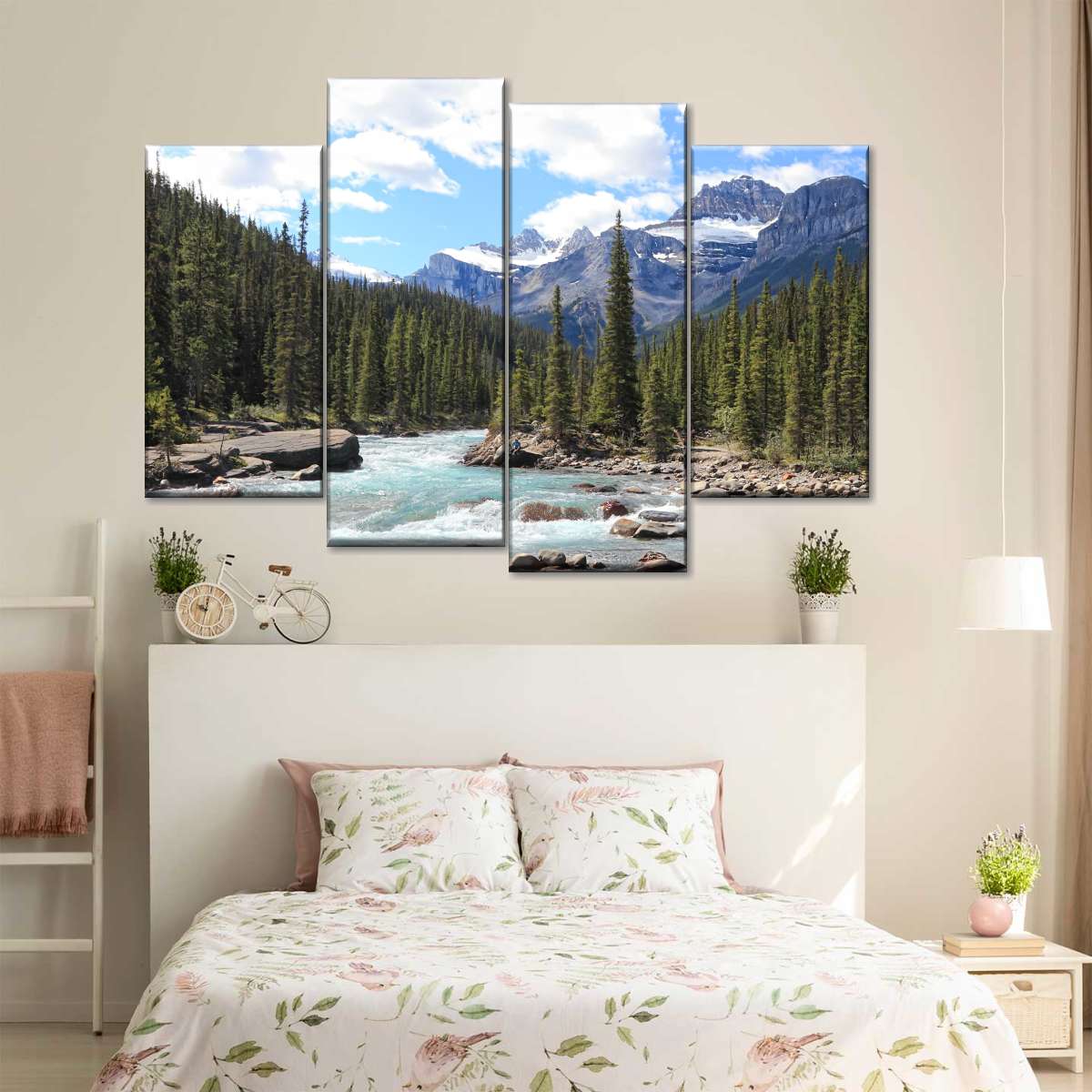 Rocky Mountains River Wall Art