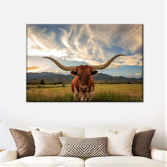 Mighty Longhorn Wall Art choice of styles