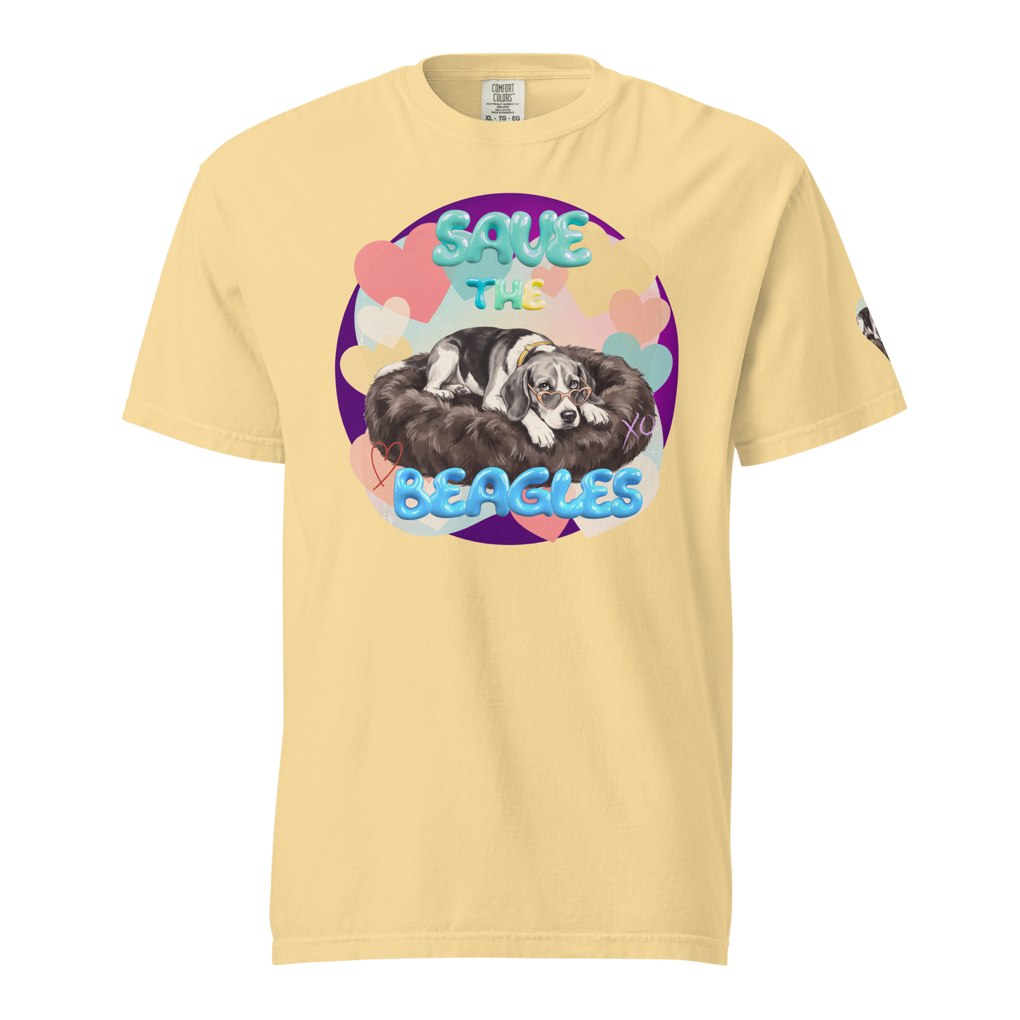 Baha Ranch Save The Beagles Comfort Colors Unisex garment-dyedT-shirt
