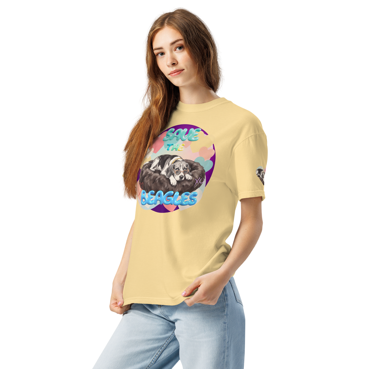 Baha Ranch Save The Beagles Comfort Colors Unisex garment-dyedT-shirt