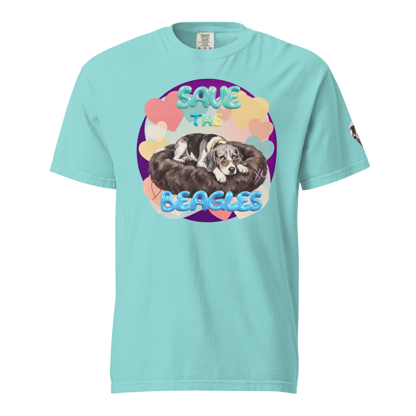Baha Ranch Save The Beagles Comfort Colors Unisex garment-dyedT-shirt