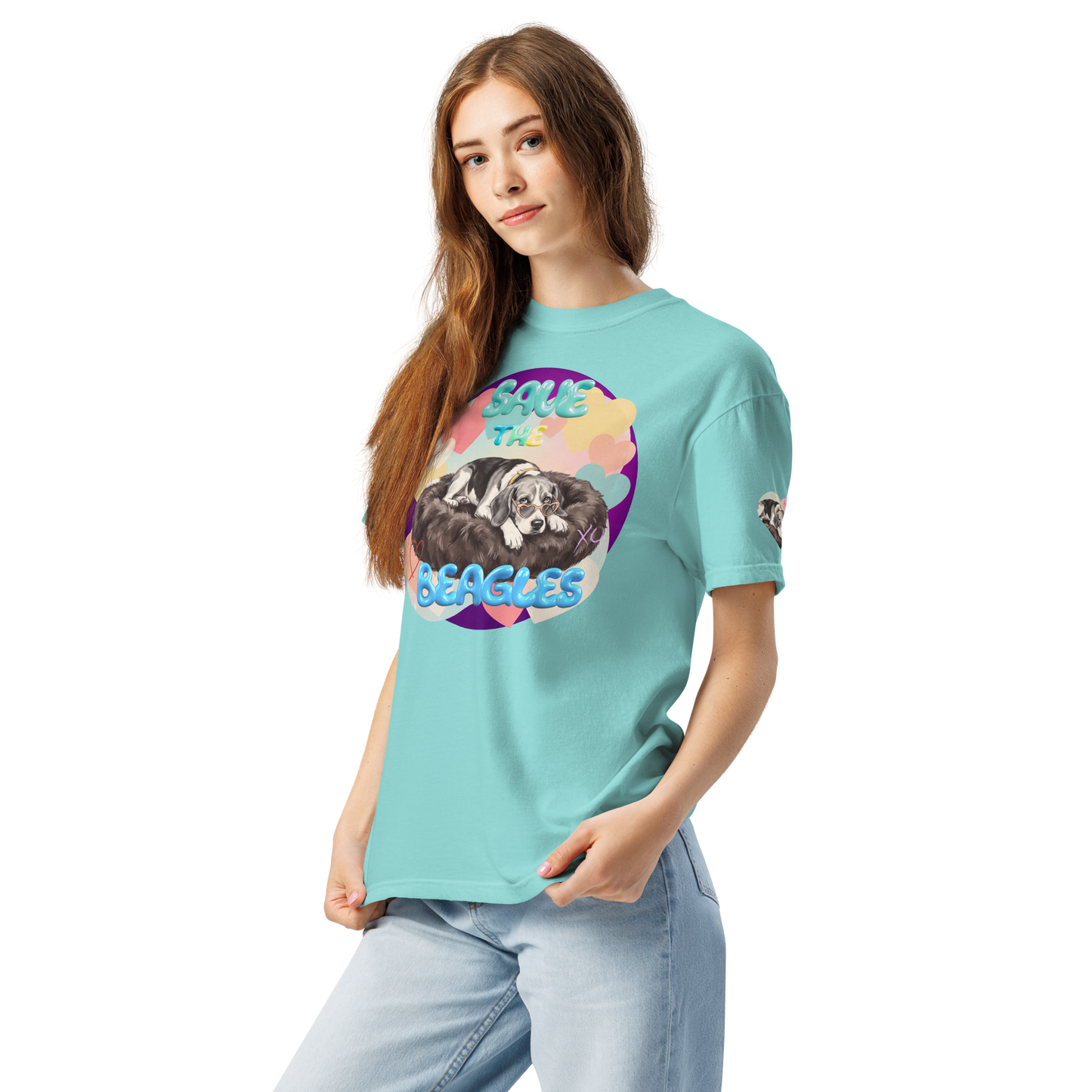 Baha Ranch Save The Beagles Comfort Colors Unisex garment-dyedT-shirt