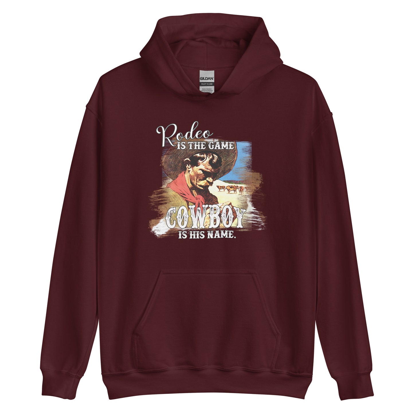 Rodeo Is The Game Unisex Hoodie choice of colors