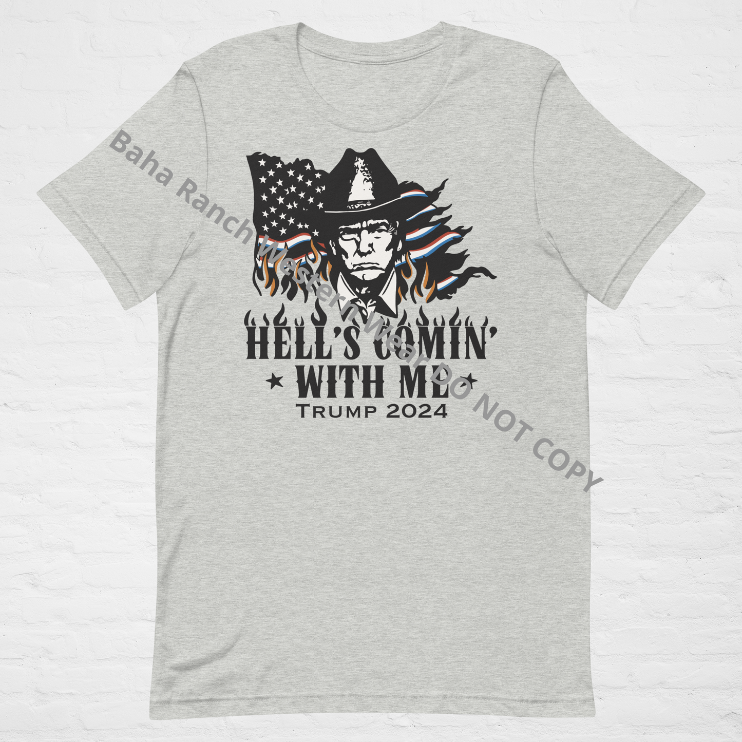 Hells Comin' With Me Unisex t-shirt