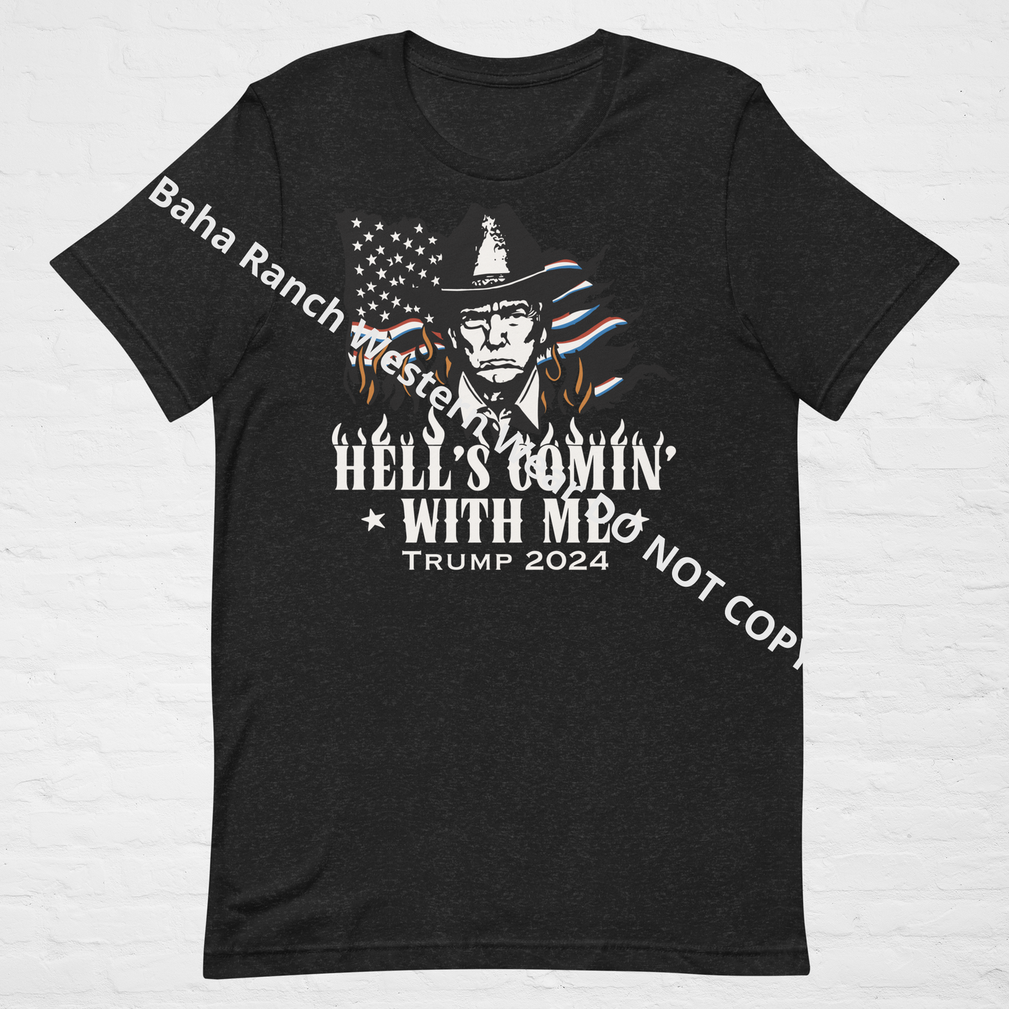 Hells Comin' With Me Unisex t-shirt