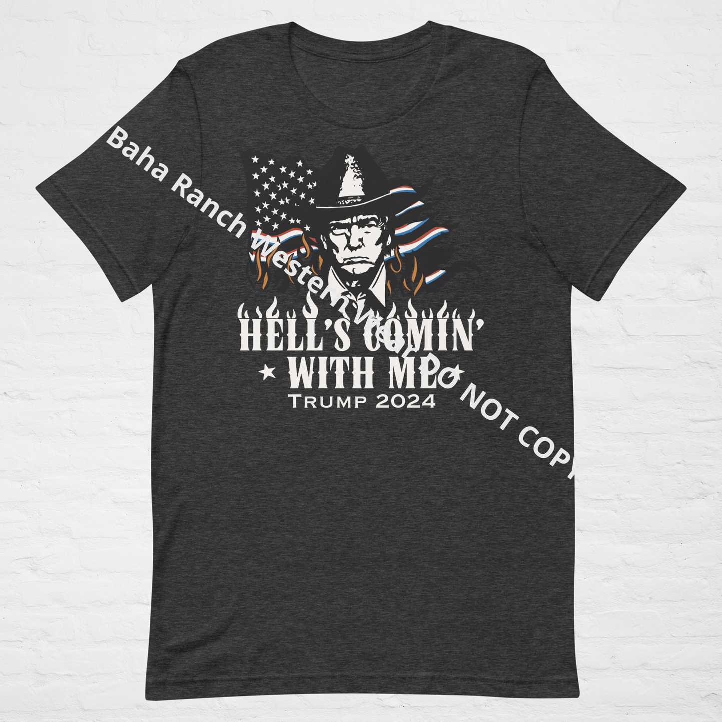 Hells Comin' With Me Unisex t-shirt