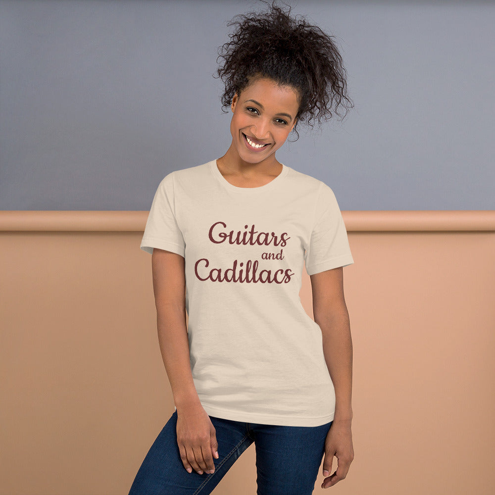 Guitars and Cadillacs Unisex T-shirt