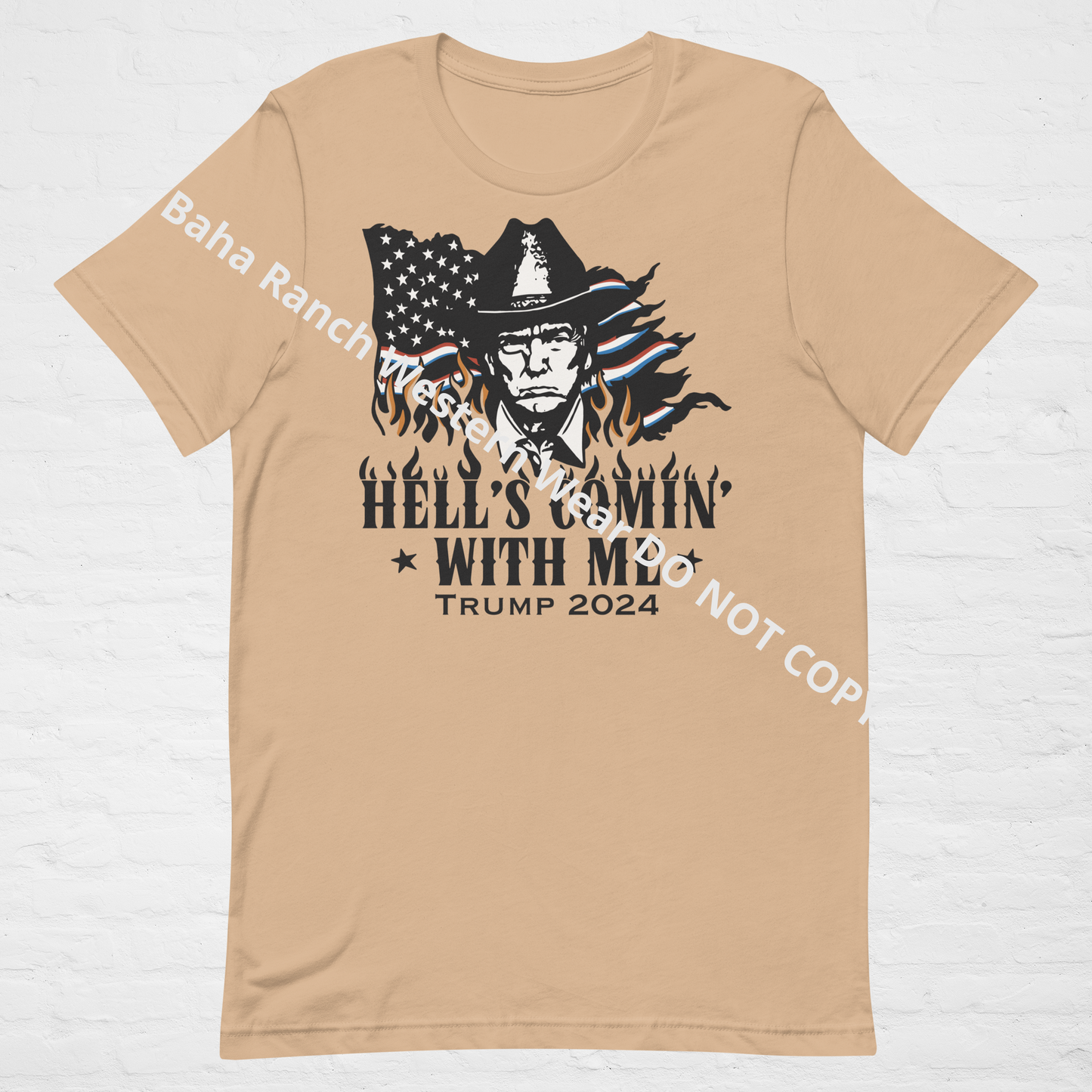 Hells Comin' With Me Unisex t-shirt