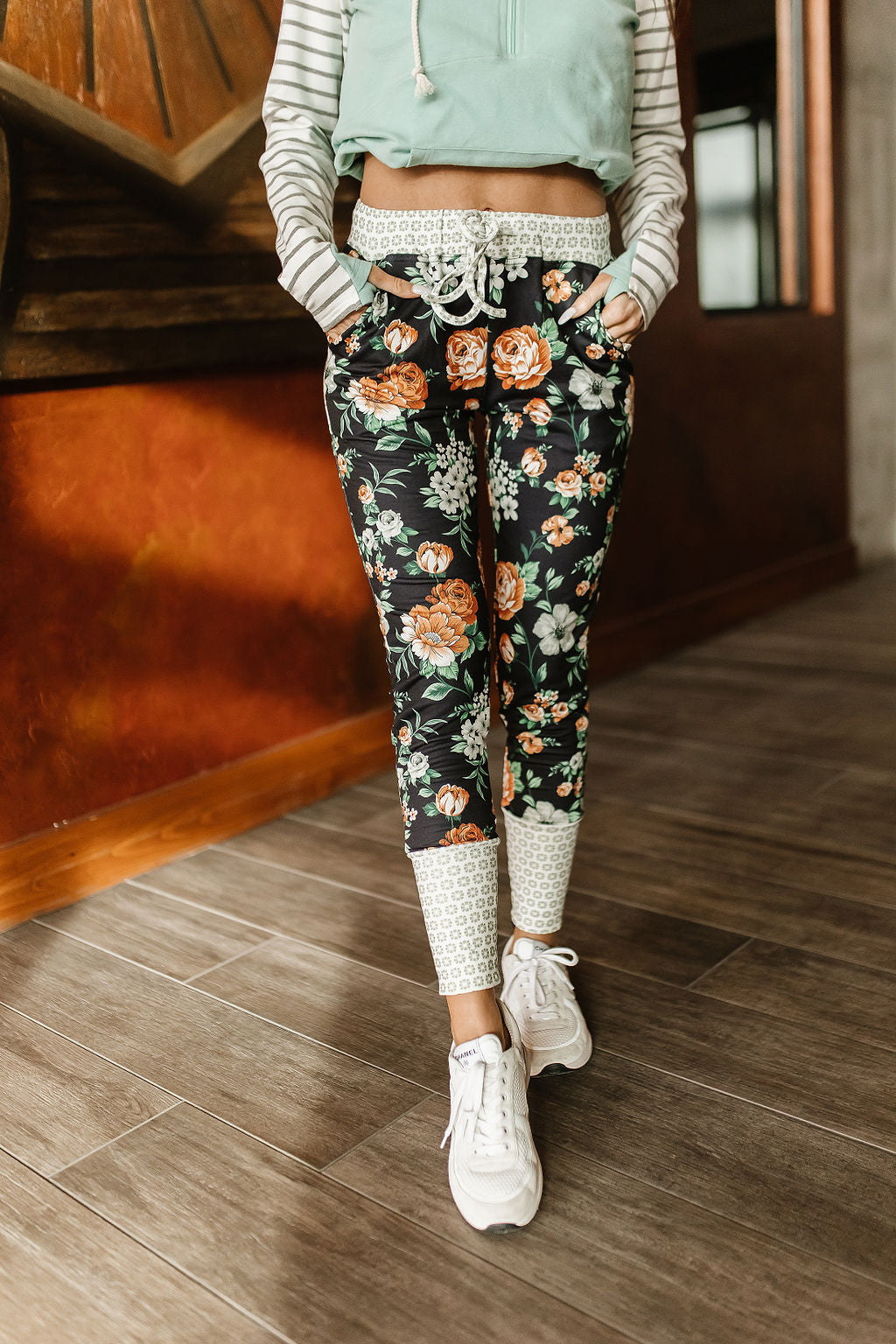 Ampersand Avenue New & Improved Joggers- Love Like Wildflowers