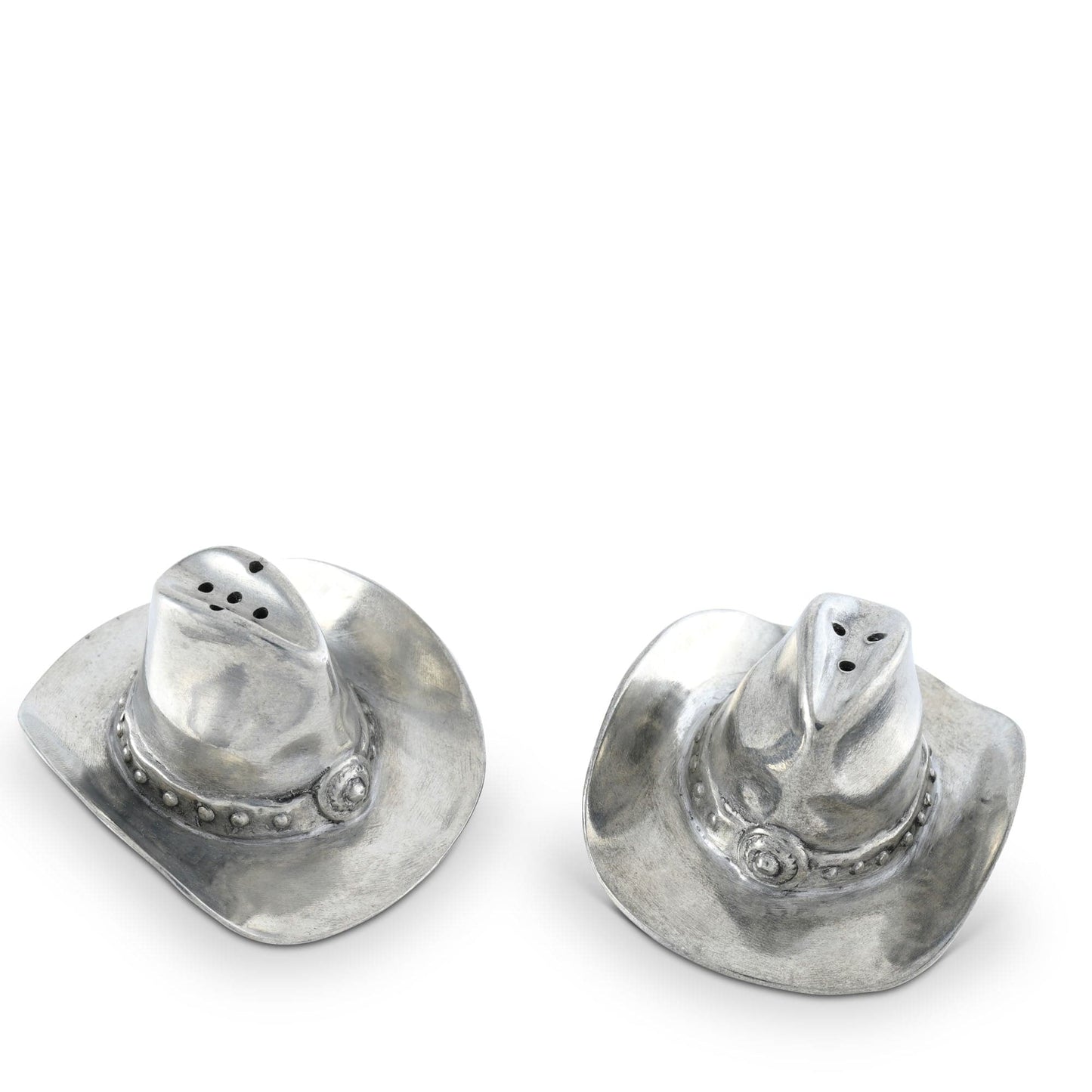 Pewter Cowboy Hat Salt & Pepper Set